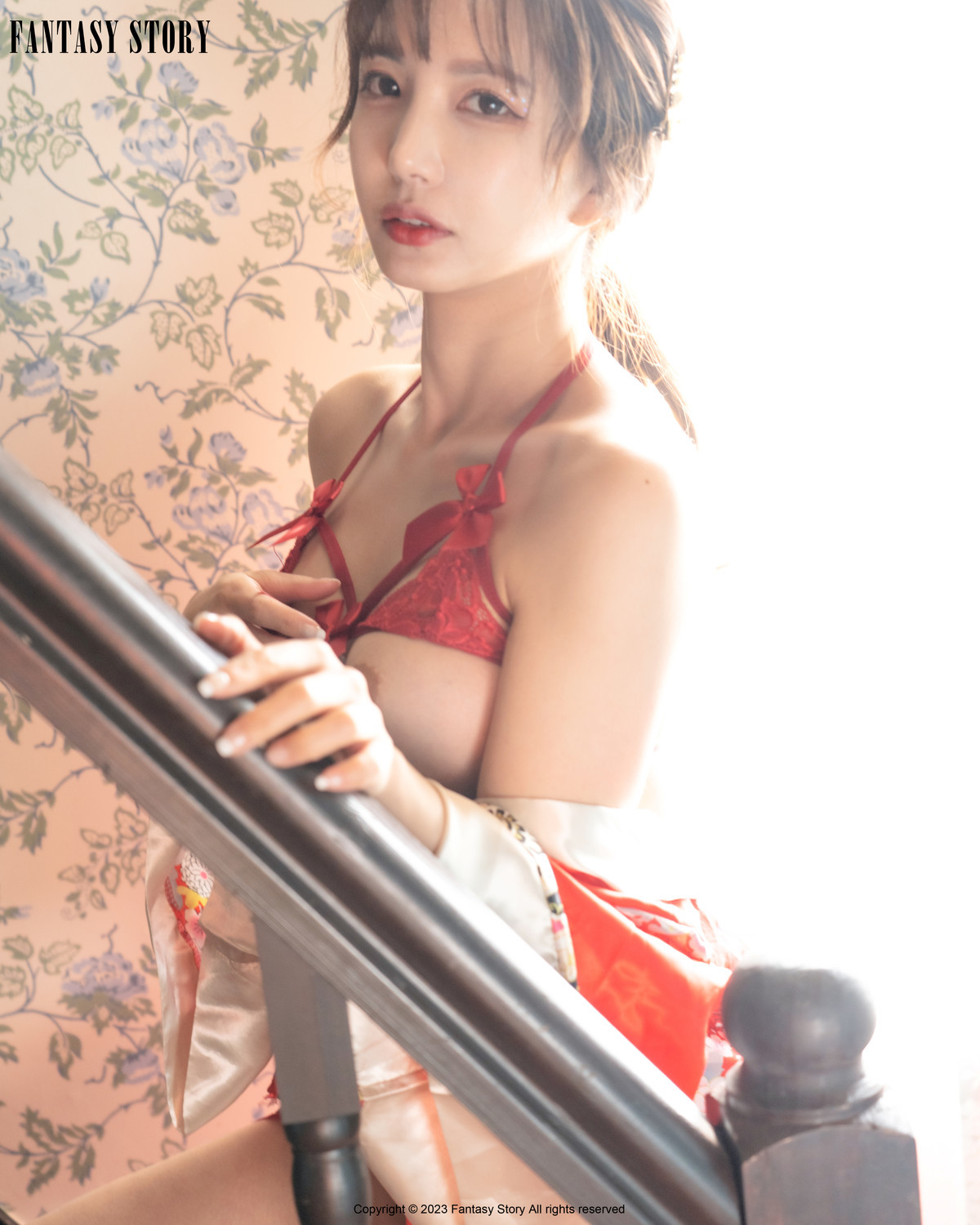 Rua 루아, [Fantasy Story] A Girl in a Red Yukata Set.01(53)