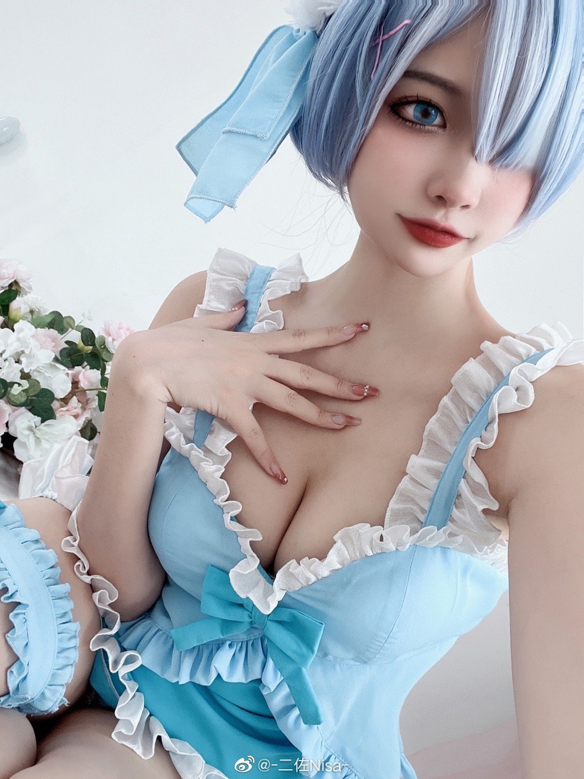 二佐Nisa Cosplay 蕾姆(25)