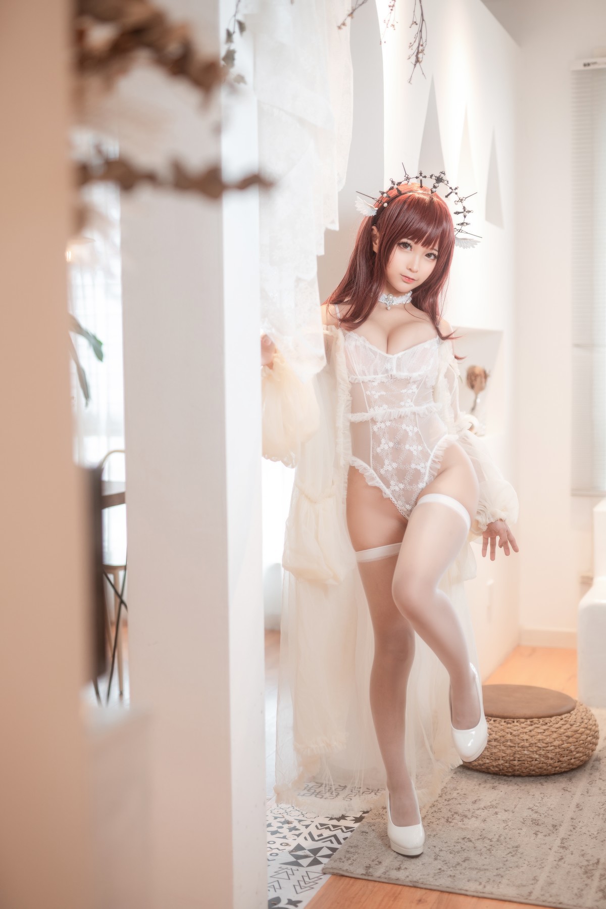 Cosplay 蠢沫沫 Chunmomo 沫沫真爱版 天使本-火天使(33)