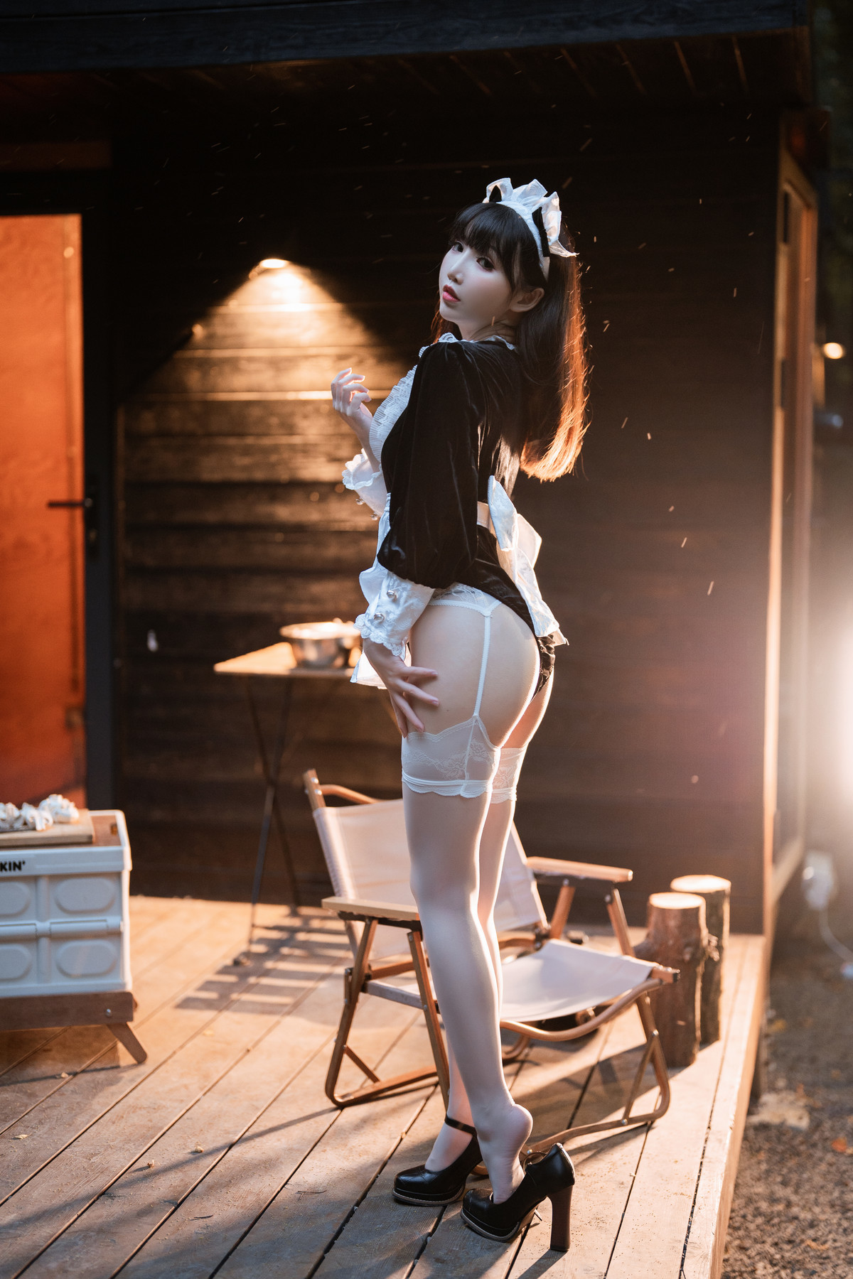 Cosplay 面饼仙儿 木屋女仆 Cabin Maid(19)