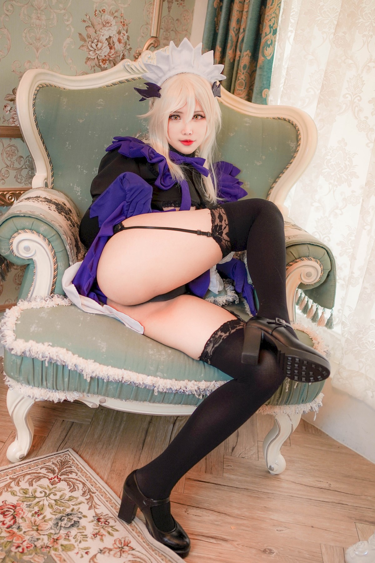 Cosplay KaYa萱 阿尔托莉雅女仆(4)