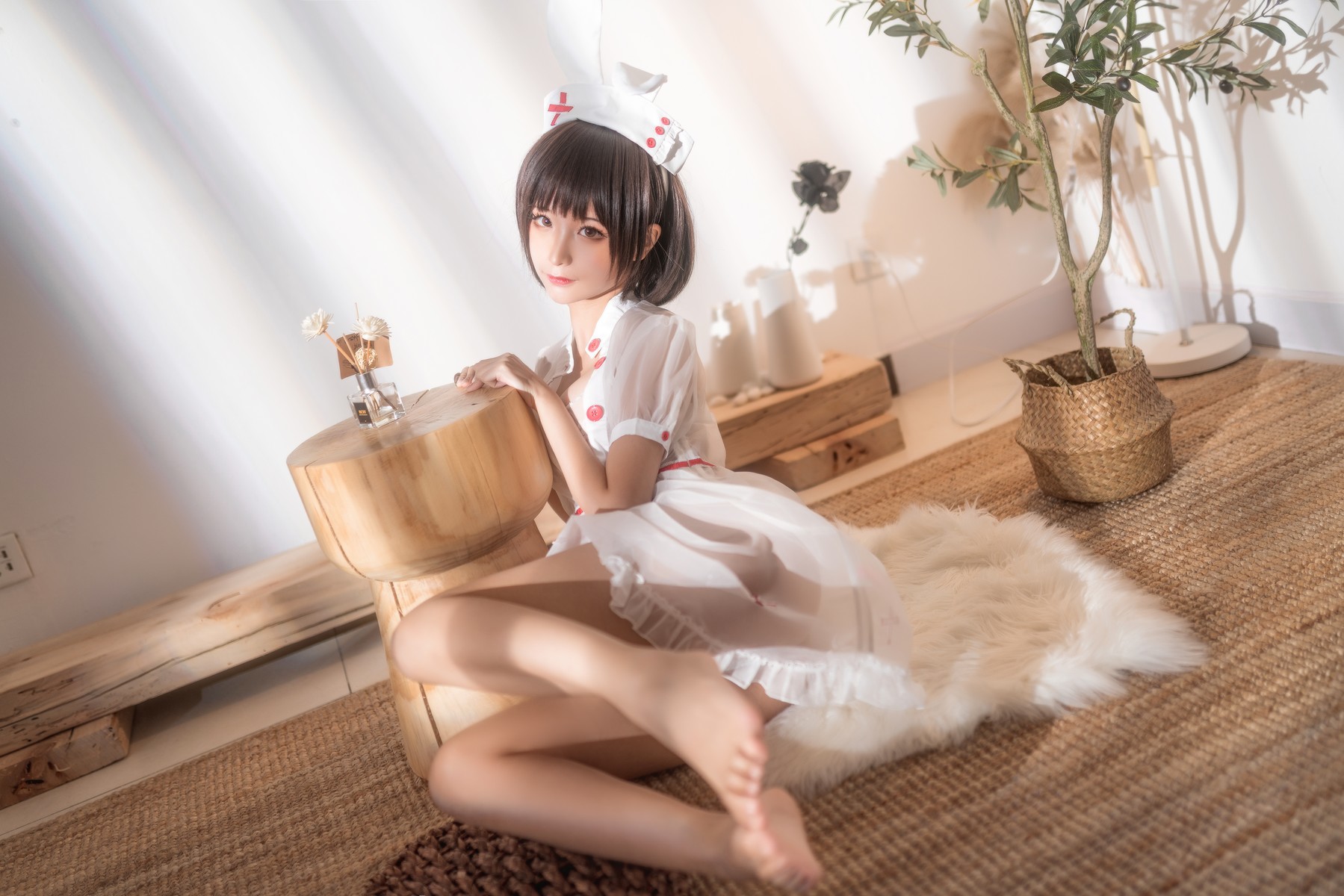 Cosplay 蠢沫沫 Chunmomo 透明护士(12)