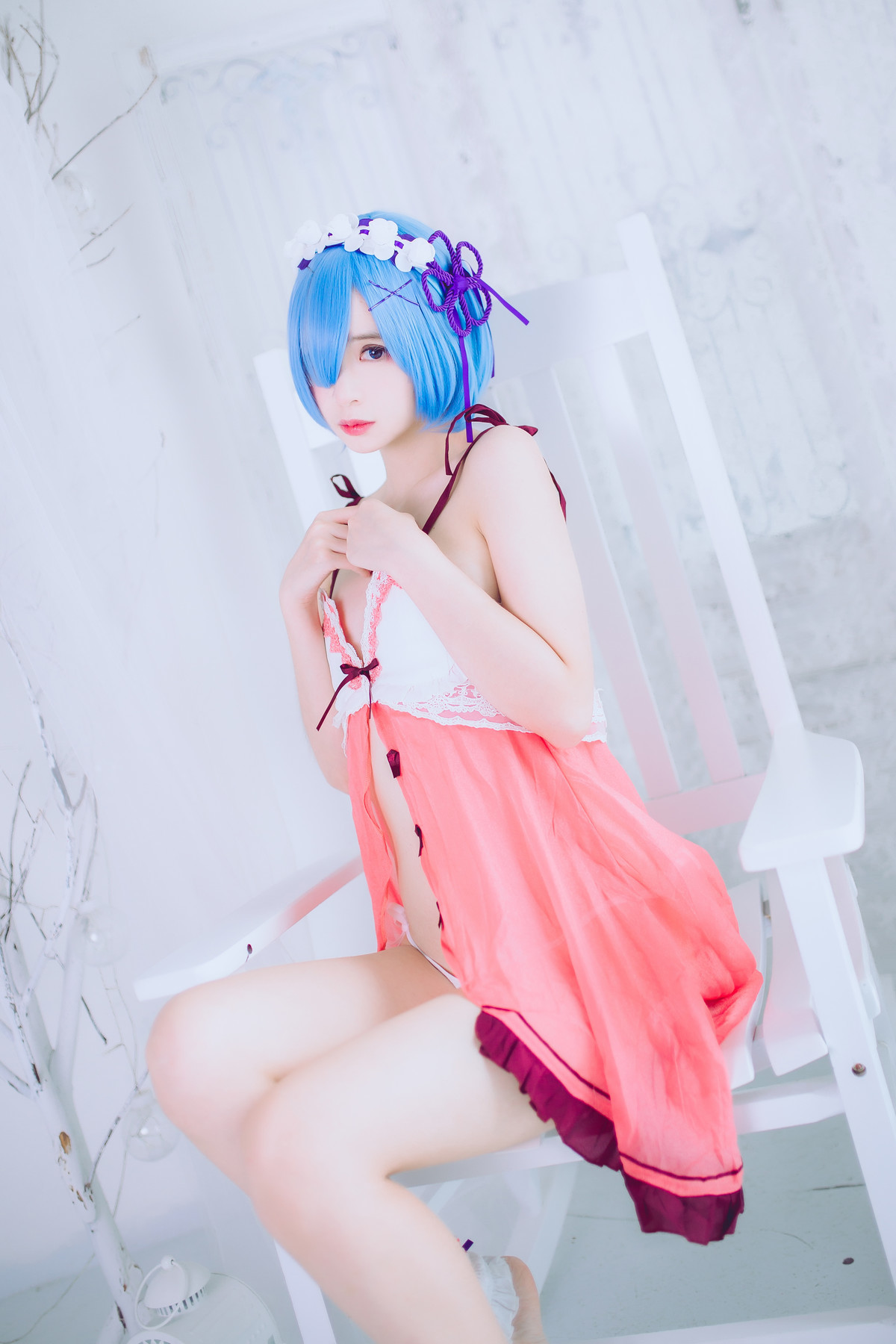 Cosplay 疯猫ss 蕾姆(9)