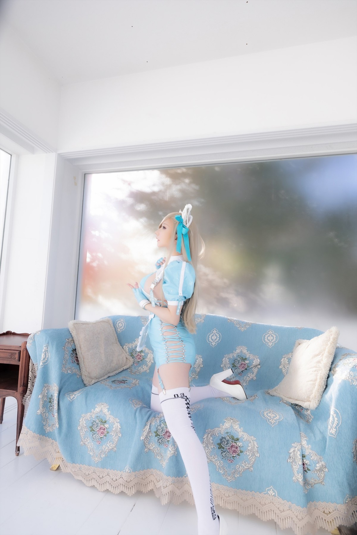 Cosplay SAKUサク Cyber Maid Asuna Set.01(7)