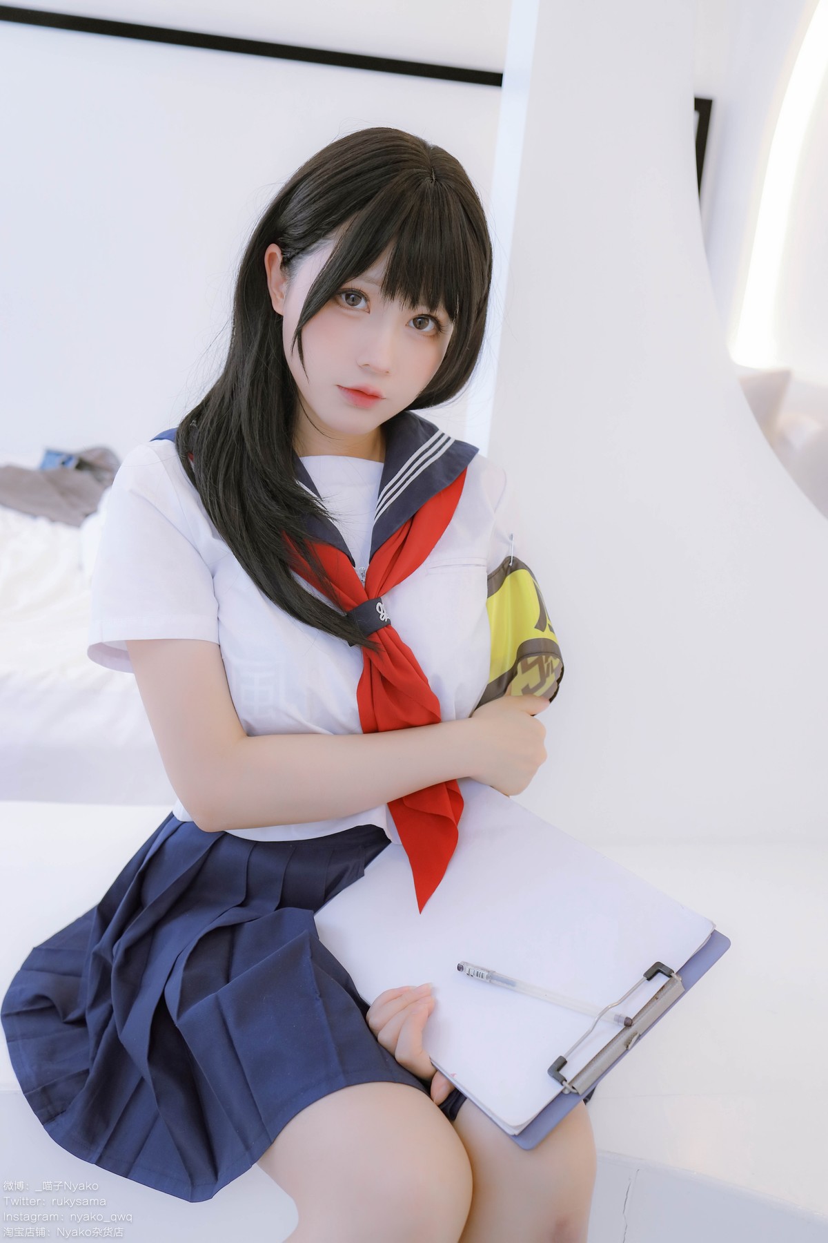 Cosplay Nyako喵子 风纪委员(4)