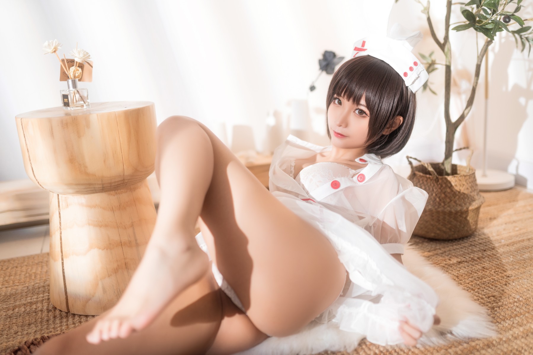 Cosplay 蠢沫沫 Chunmomo 透明护士(11)