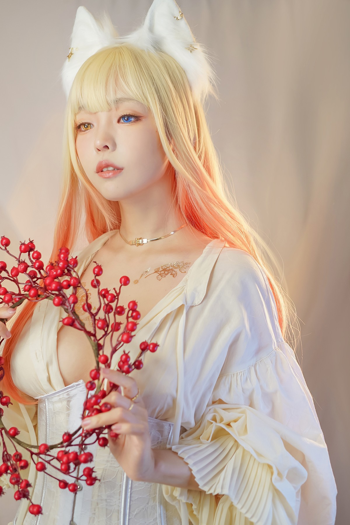 Cosplay ElyEE子 Cat魔女與貓(7)