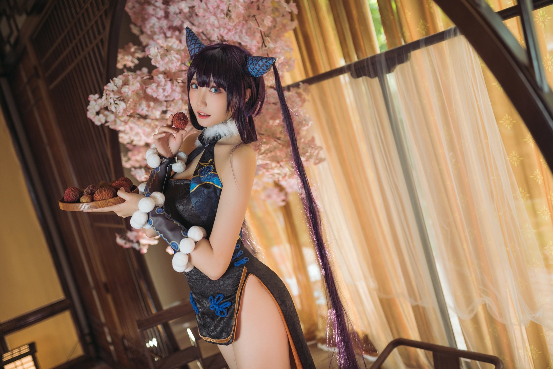 Cosplay 瓜希酱 杨贵妃(19)