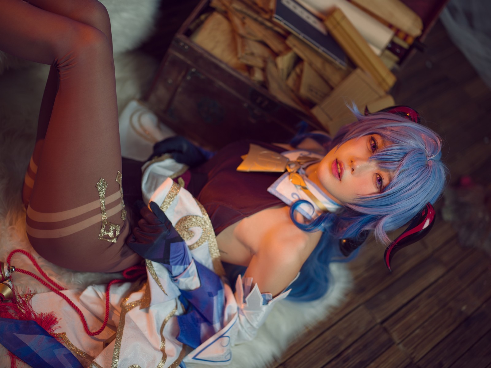 阿包也是兔娘 Cosplay 舰长 原神甘雨(23)