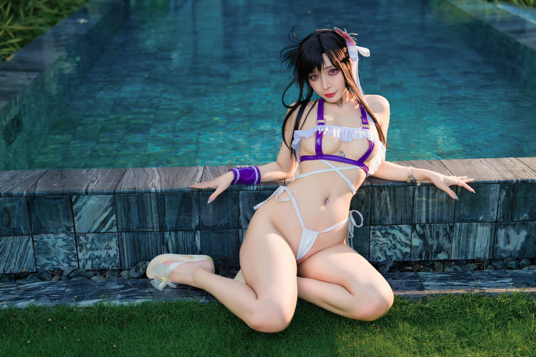 Cosplay Umeko.J Tifa Swimsuit Set.01(14)