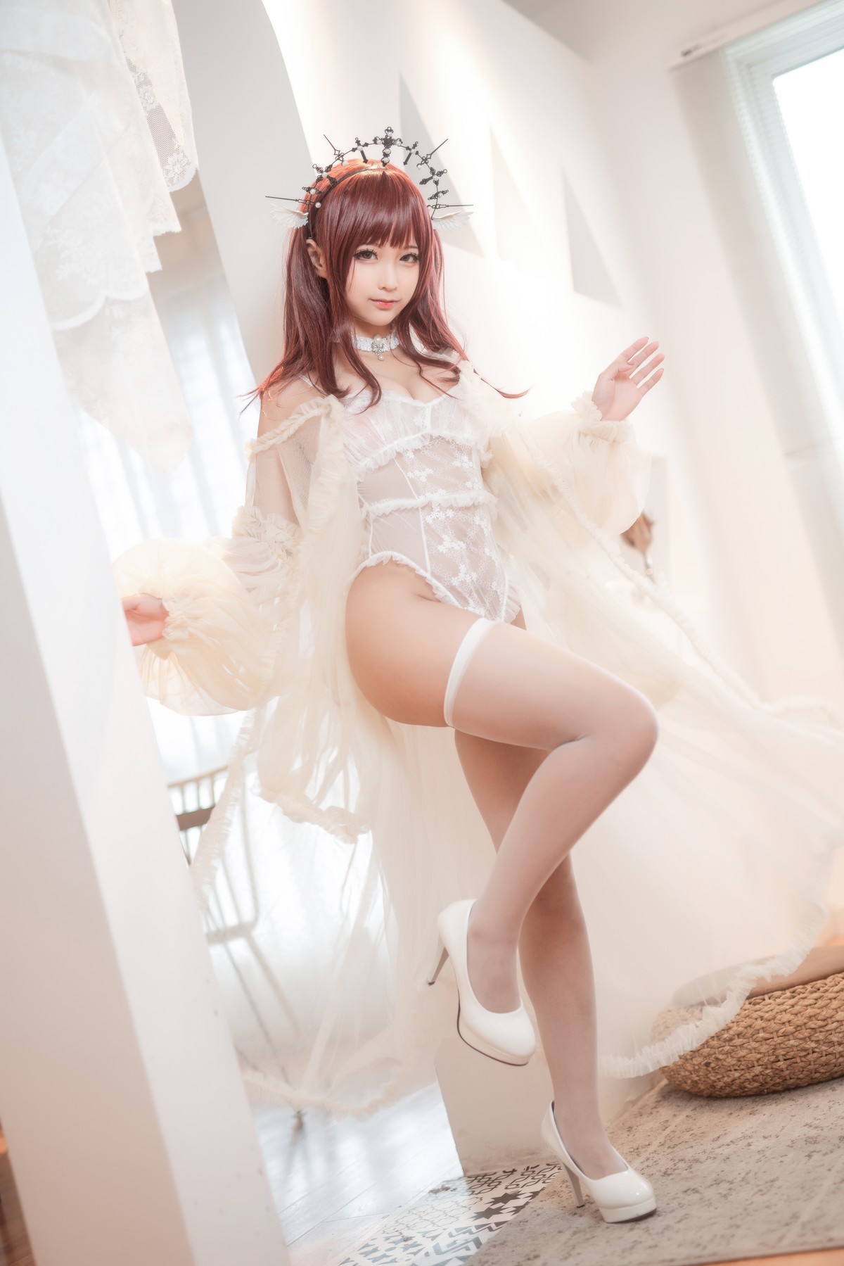 Cosplay 蠢沫沫 Chunmomo 沫沫真爱版 天使本-火天使(26)