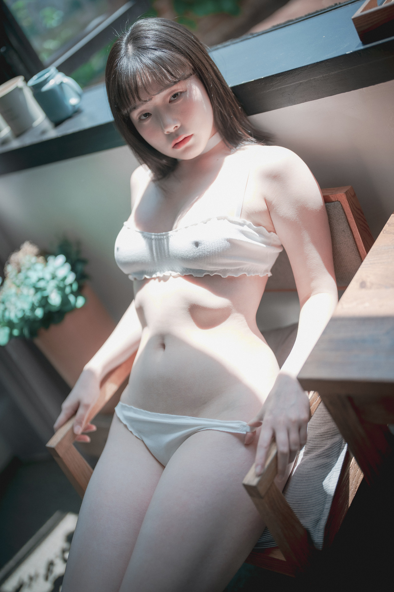 PIA 피아 (박서빈), [DJAWA] Cozy White Set.02(2)