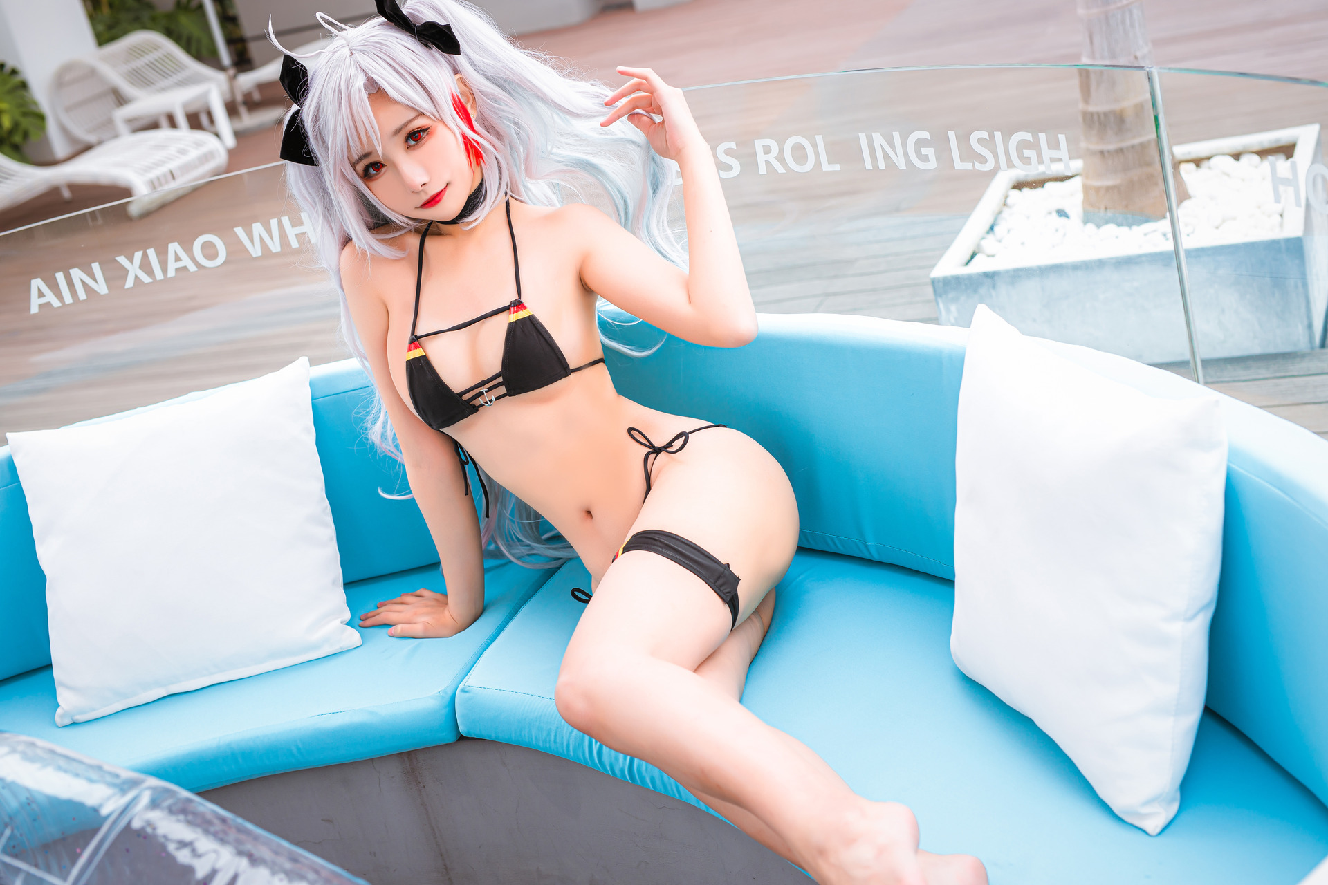 [Momoko葵葵] Prinz Eugen 欧根亲王 Bikini 水着(12)