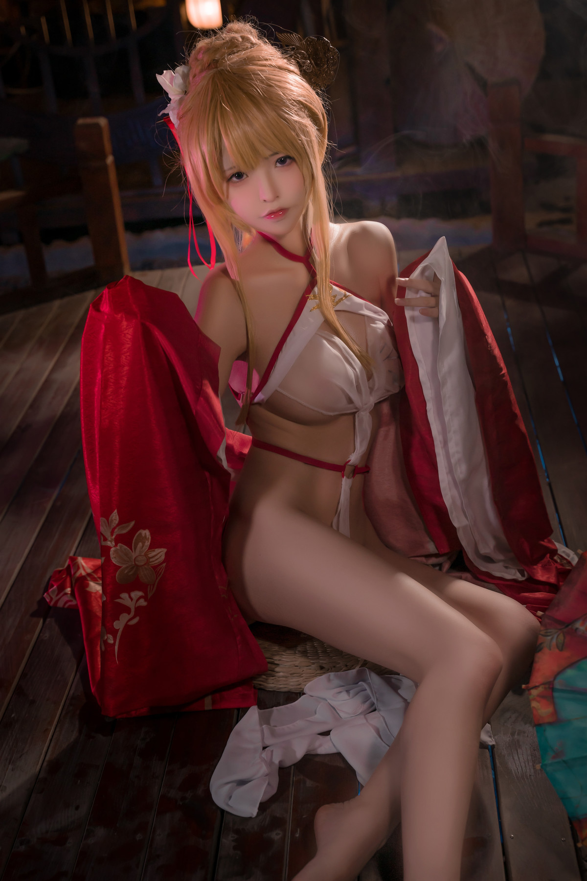 可可老师 Cosplay 碧蓝航线 光荣旗袍(22)