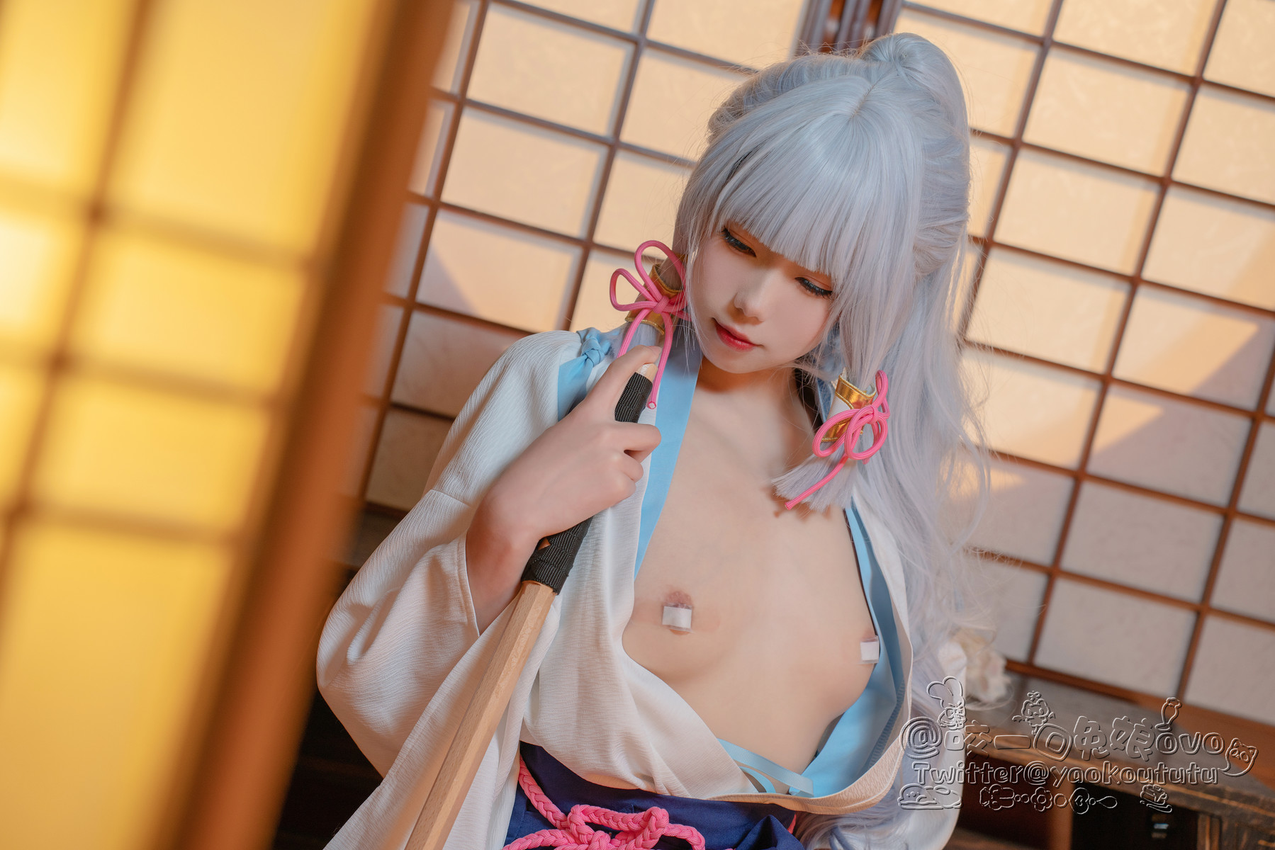 Cosplay 黏黏团子兔 绫华的小憩(24)