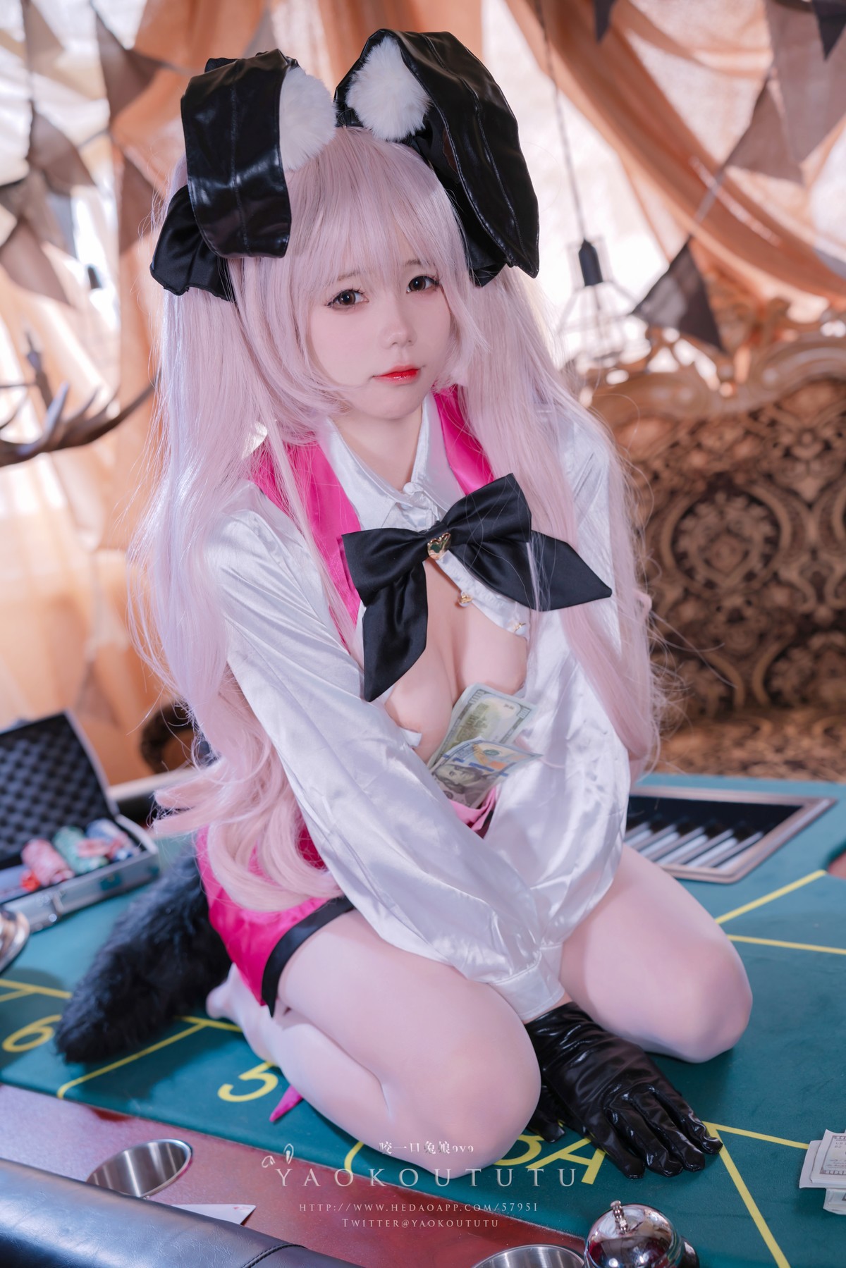 Cosplay 黏黏团子兔 六月订阅『高扬斯卡娅兔女郎』小剧场(25)