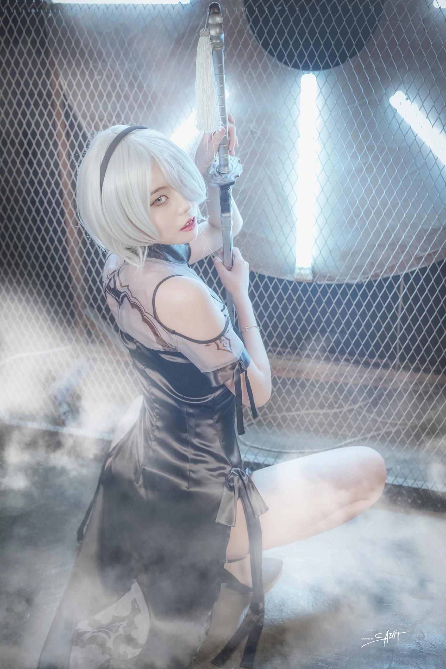 Yuna 유나, [SAINT Photolife] Nier Automata 2B(24)