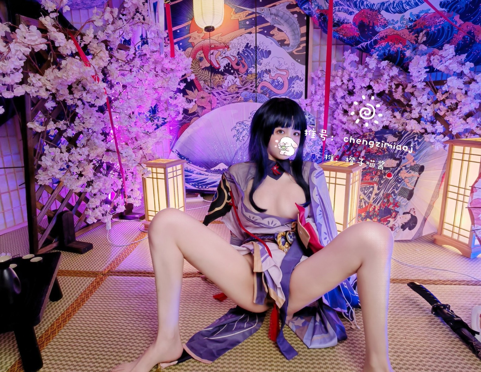 橙子喵酱 Cosplay 雷神(14)