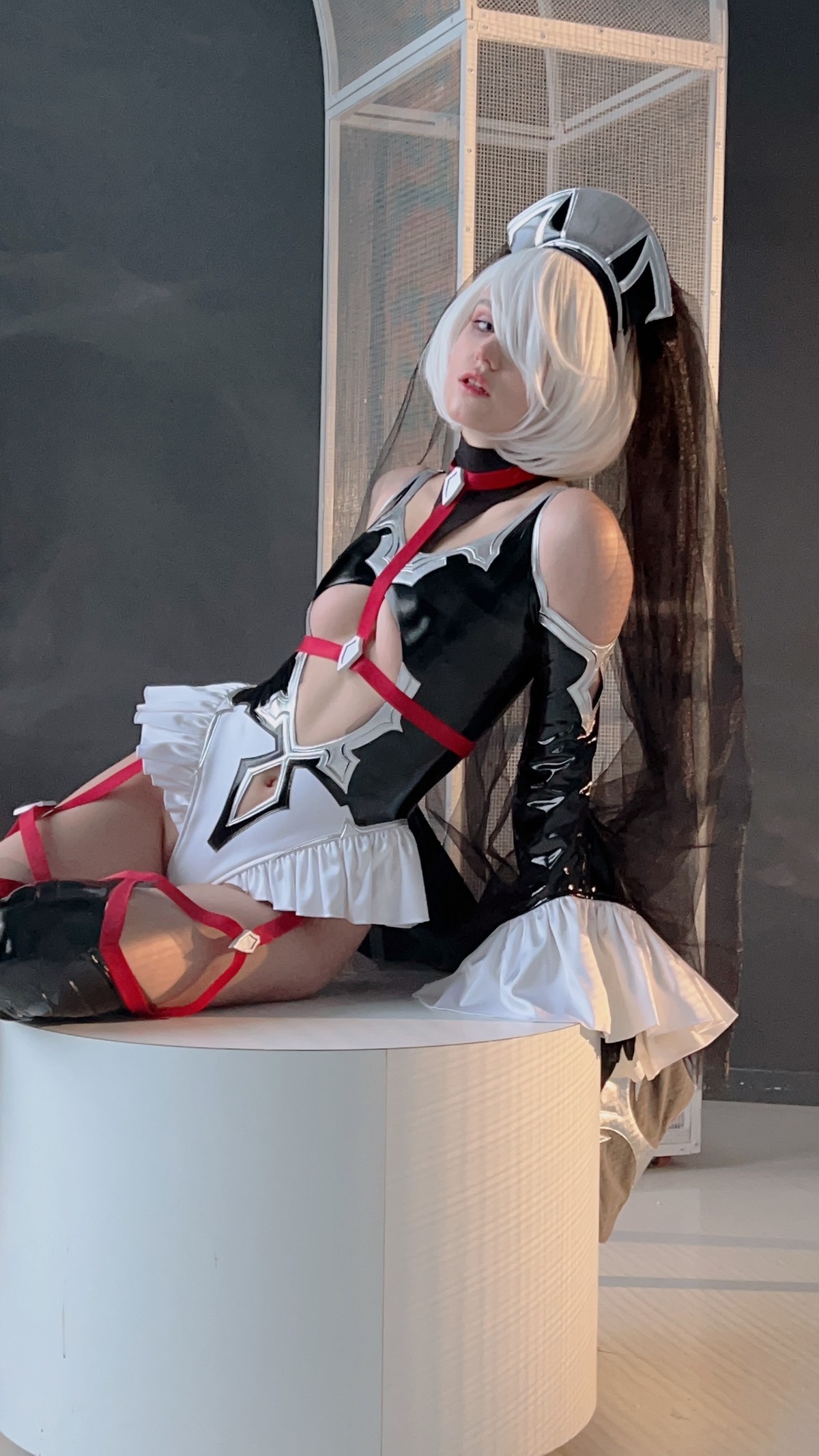 Shirogane Cosplay 2B ヨルハ２号Ｂ型 Bride Ver.(45)