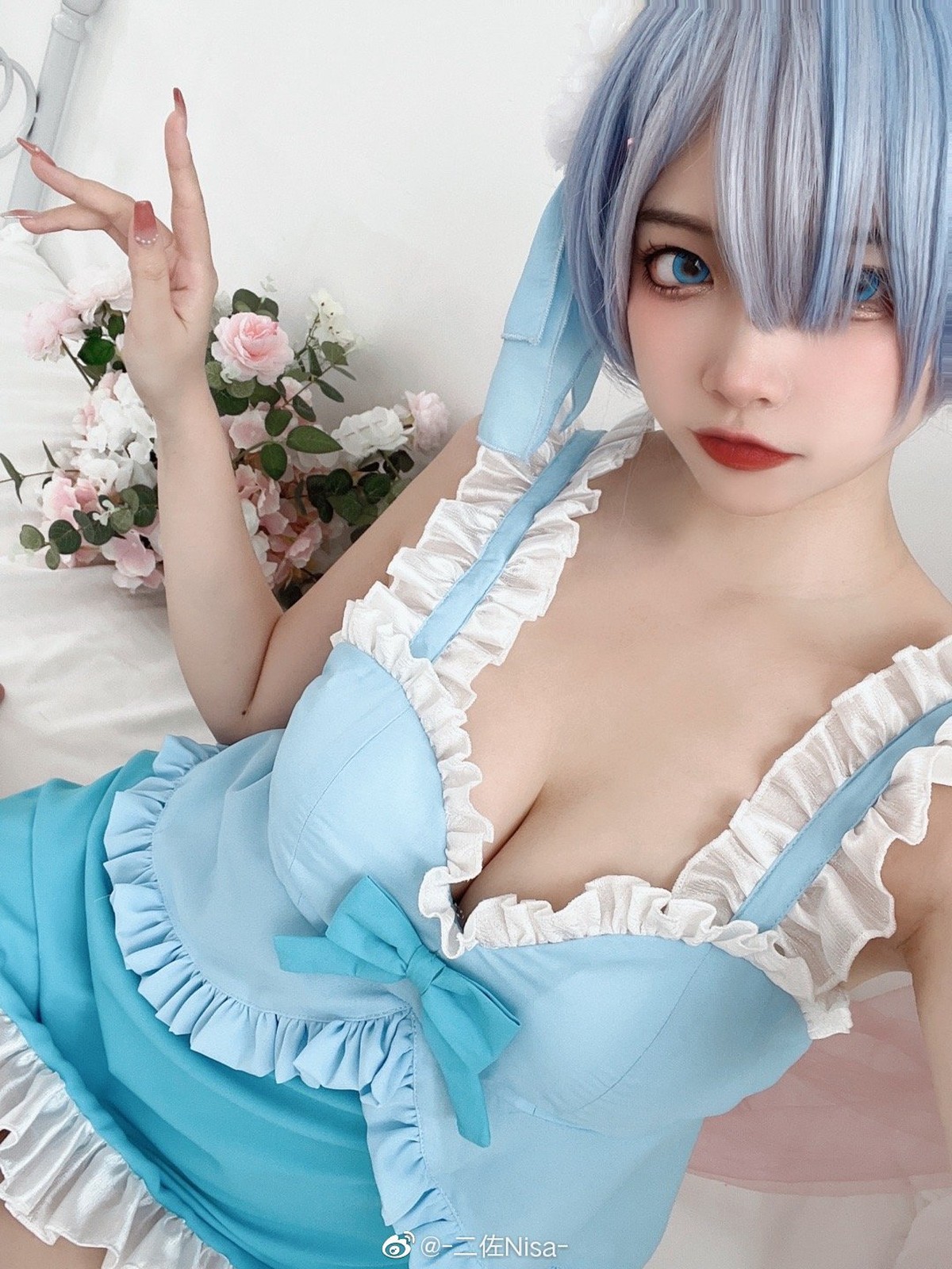 二佐Nisa Cosplay 蕾姆(24)