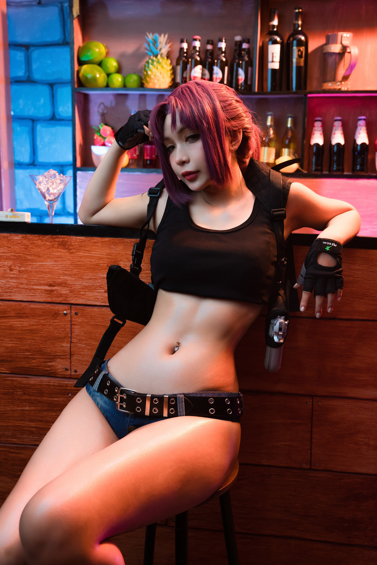 Cosplay Umeko.J Revy Black Lagoon(1)