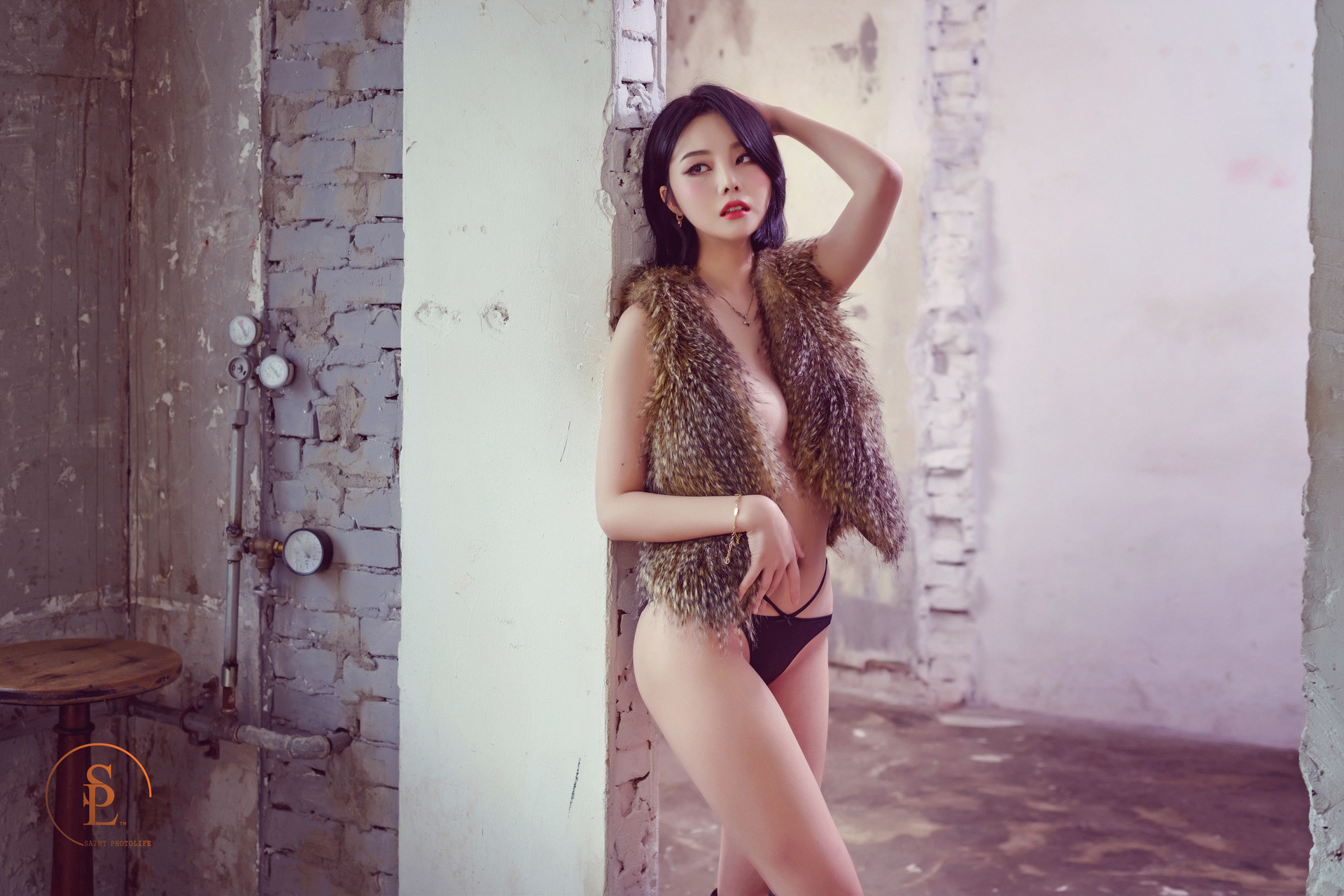 Yuna 유나, [SAINT Photolife] Yuna&#8217;s Wild &#8211; Set.01(20)