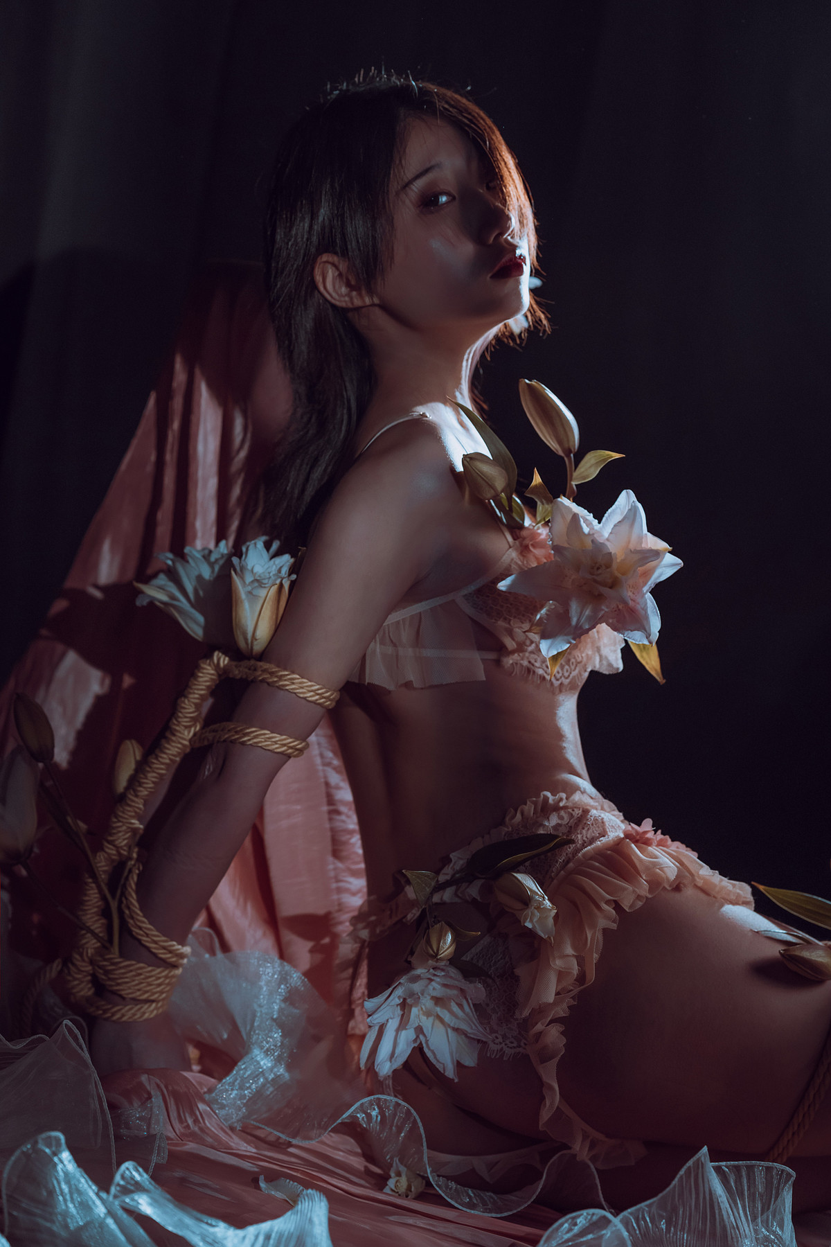 云溪溪 Cosplay 花与绳 Flower and Rope(19)