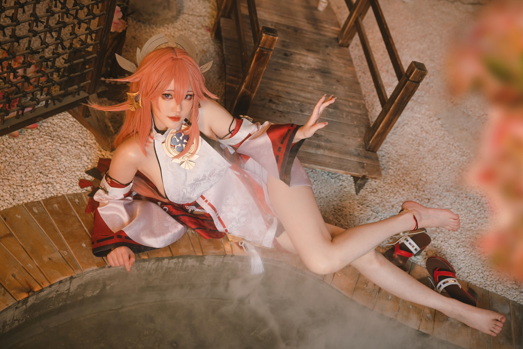 蛋黄mayo Cosplay 八重神子(19)