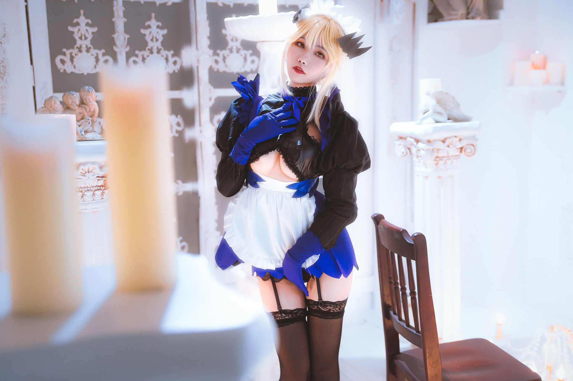 [Momoko葵葵] Artoria Pendragon Alter 黑枪呆女仆(4)