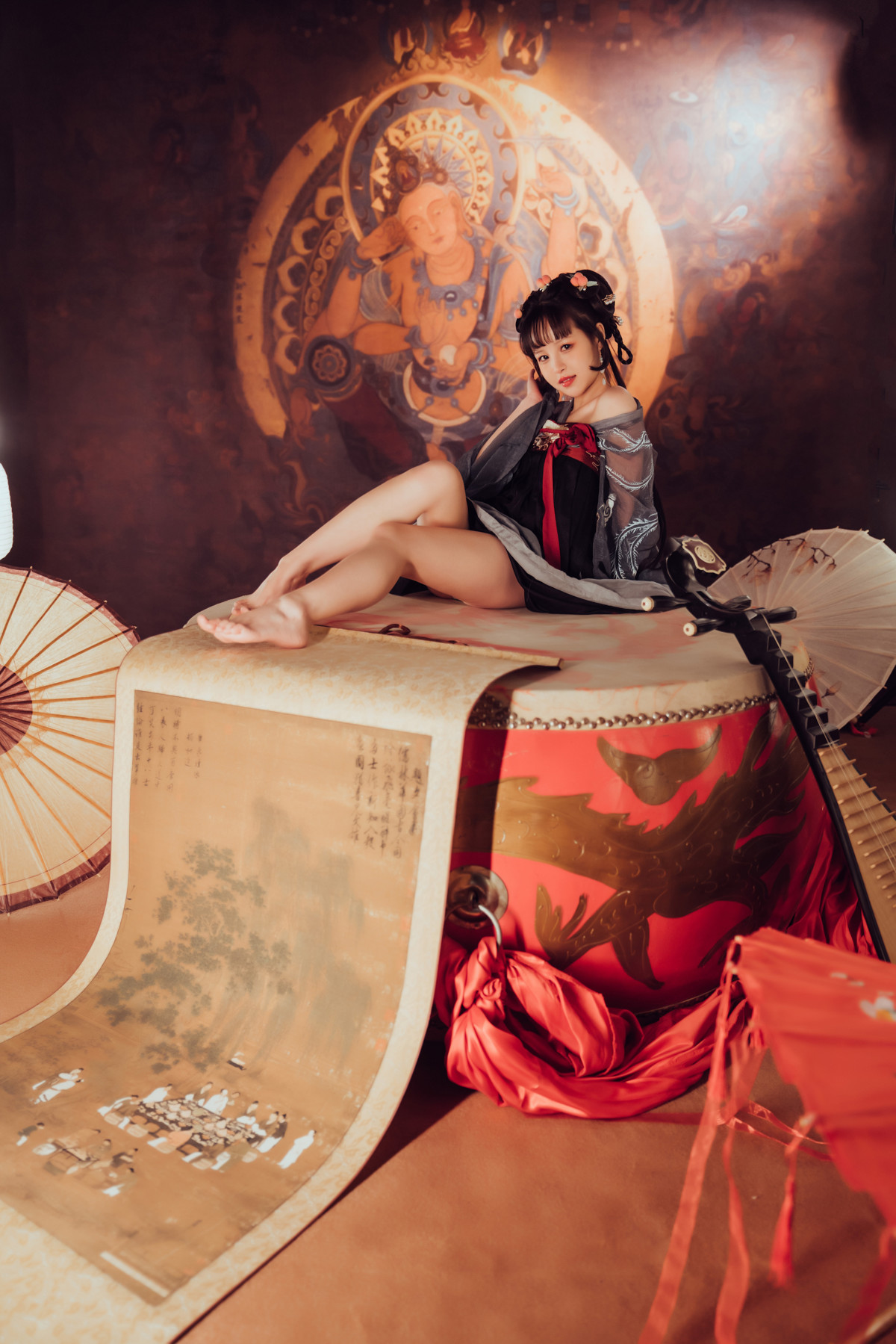 Cosplay 晕崽Zz 小琵琶精 Set.01(2)