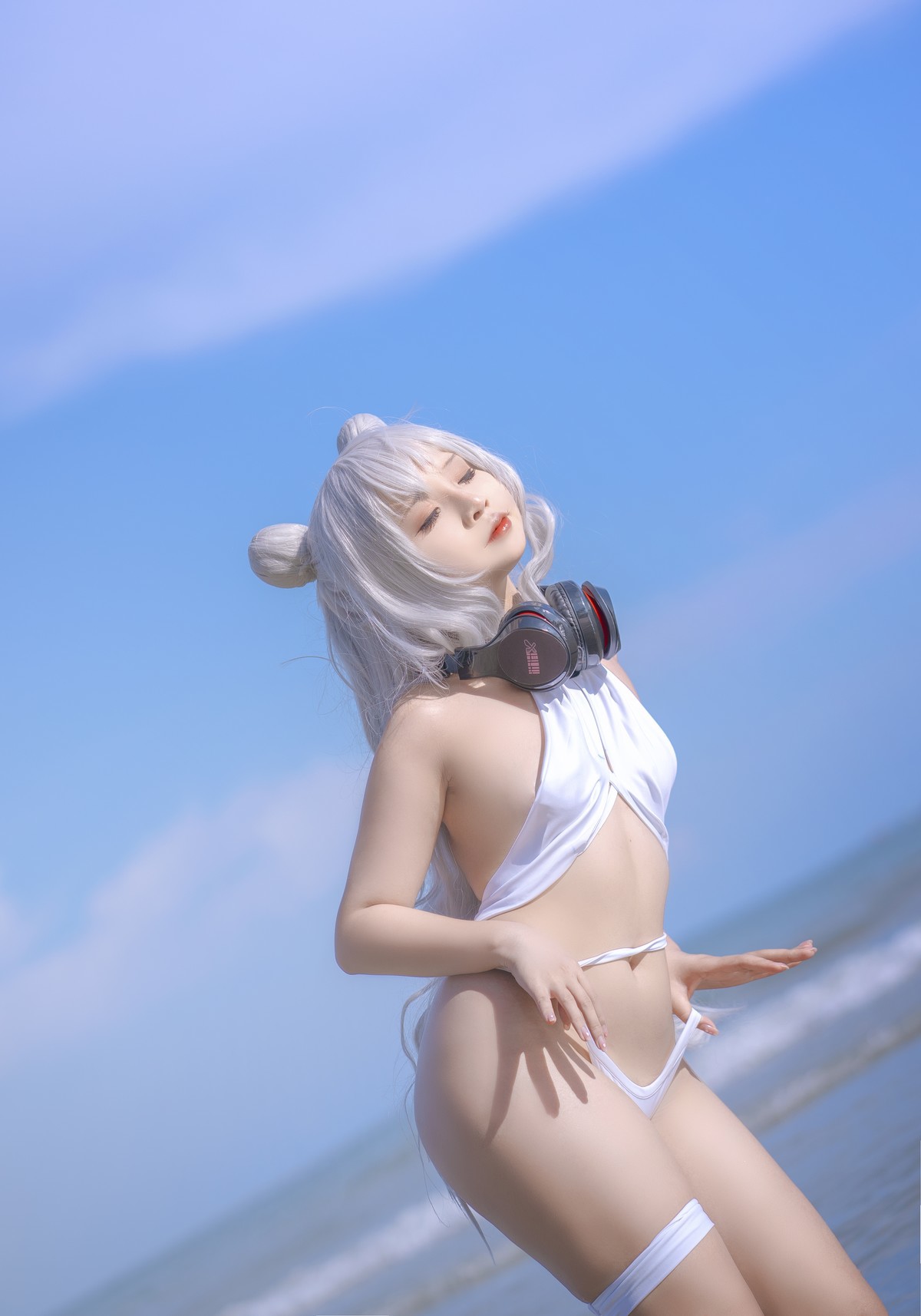 Sayo Momo Cosplay 恶毒 ル・マラン Le Malin bikini(14)