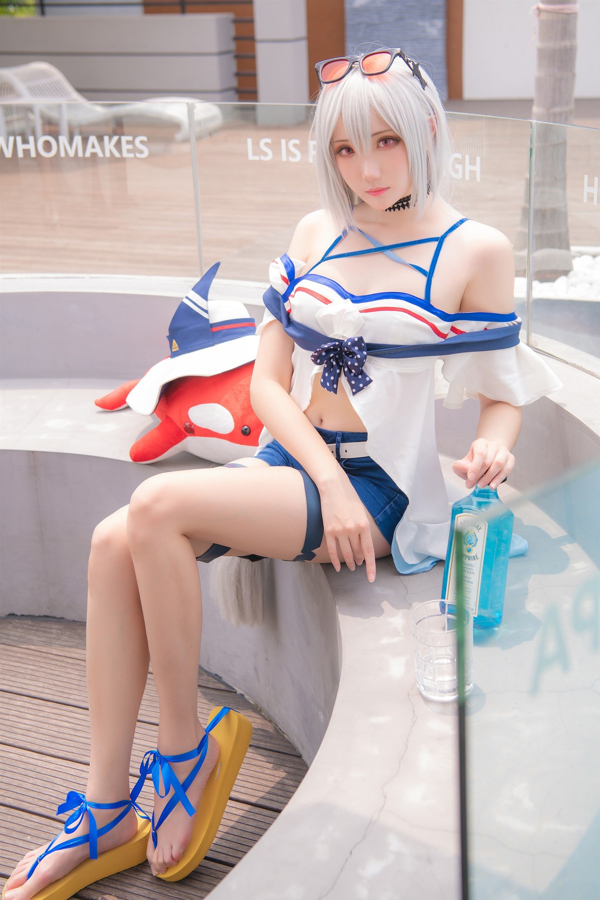 Cosplay 瓜希酱 斯卡蒂(21)