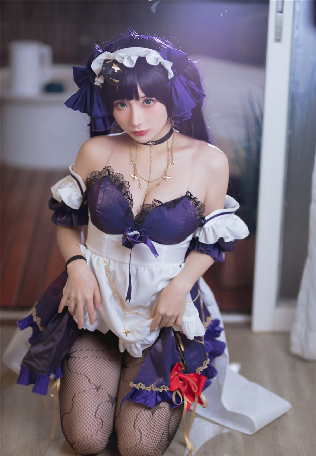 Cosplay 是三不是世 原神莫娜女仆(2)