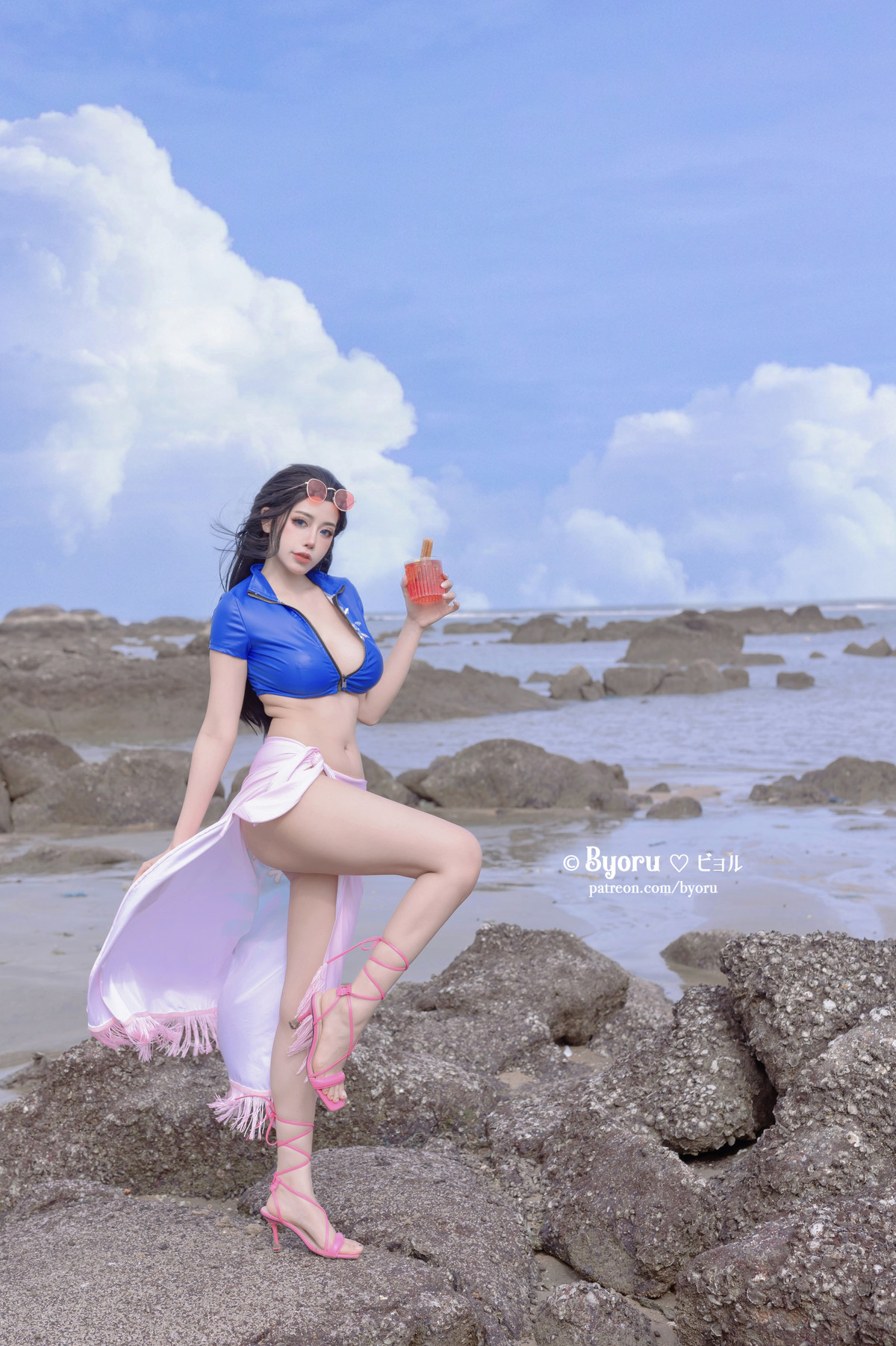 Cosplay 萝莉Byoru Nico Robin ニコ・ロビン(10)