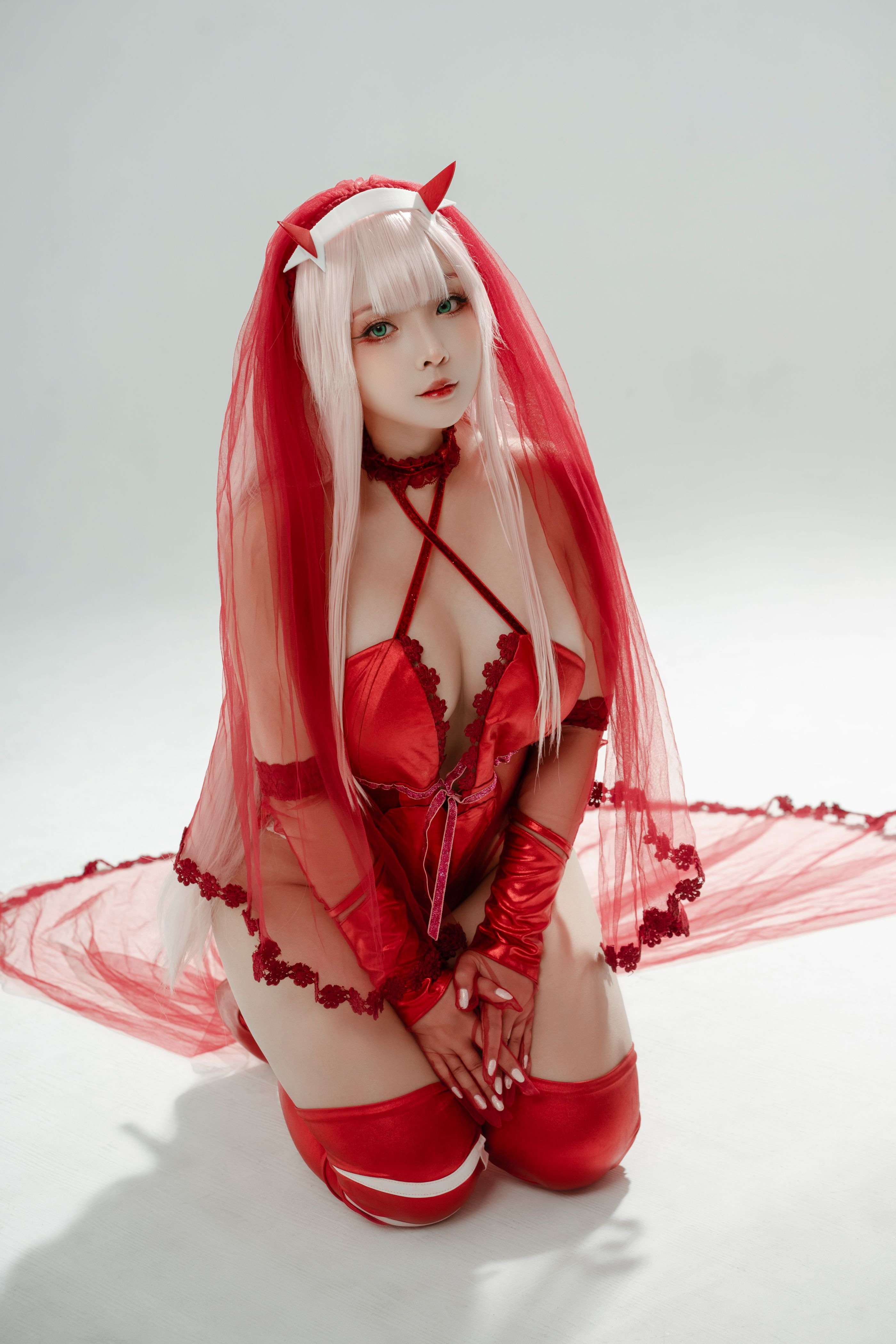 Sayo Momo - Zero Two Wedding Dress [21P-221MB](18)