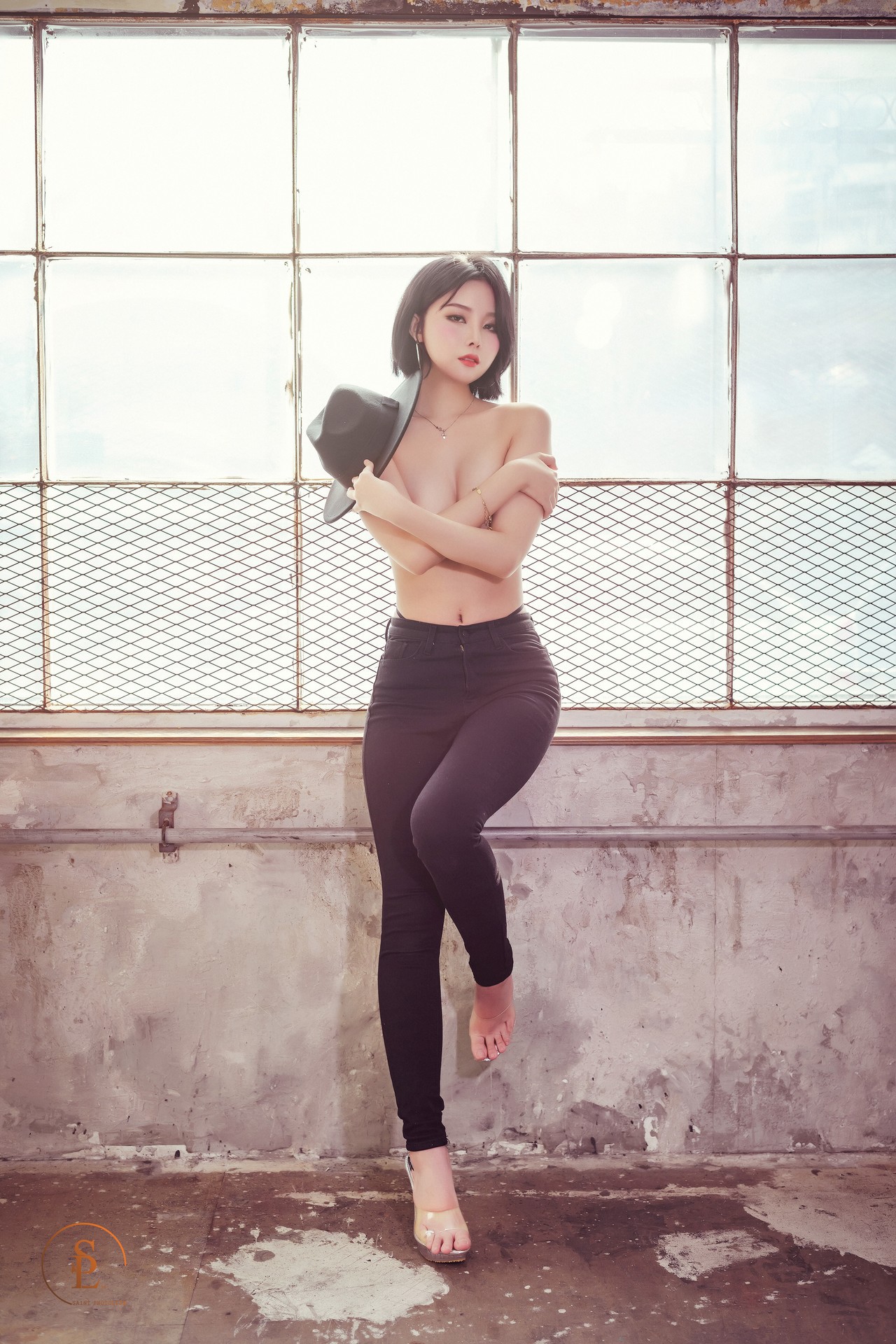 Yuna 유나, [SAINT Photolife] Yuna&#8217;s Wild &#8211; Set.02(56)