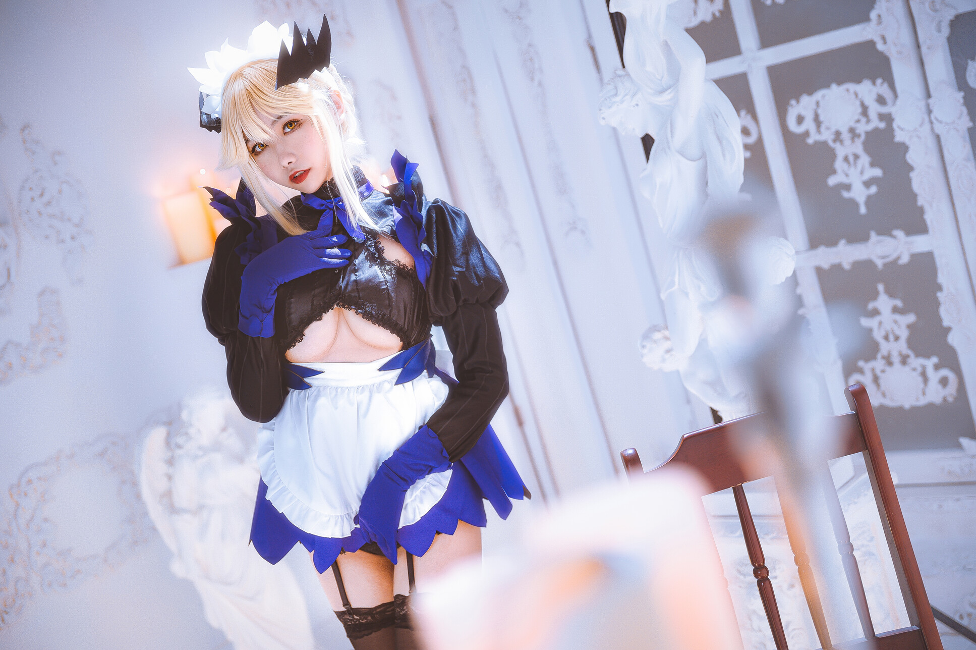 [Momoko葵葵] Artoria Pendragon Alter 黑枪呆女仆(6)