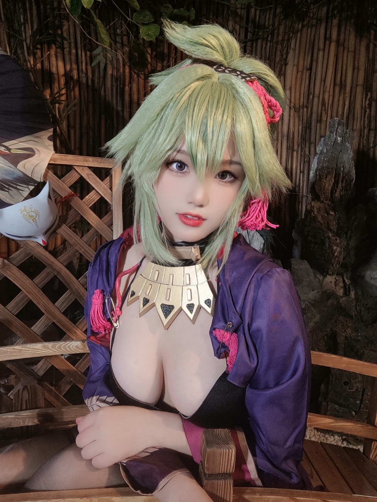 Cosplay 七七娜娜子 久岐忍同人(26)