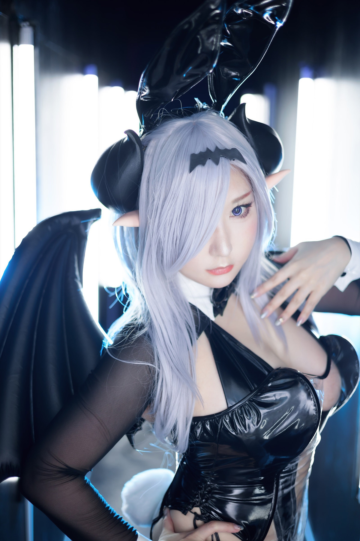 Cosplay SAKUサク See-through Bunny Succubus Set.02(9)