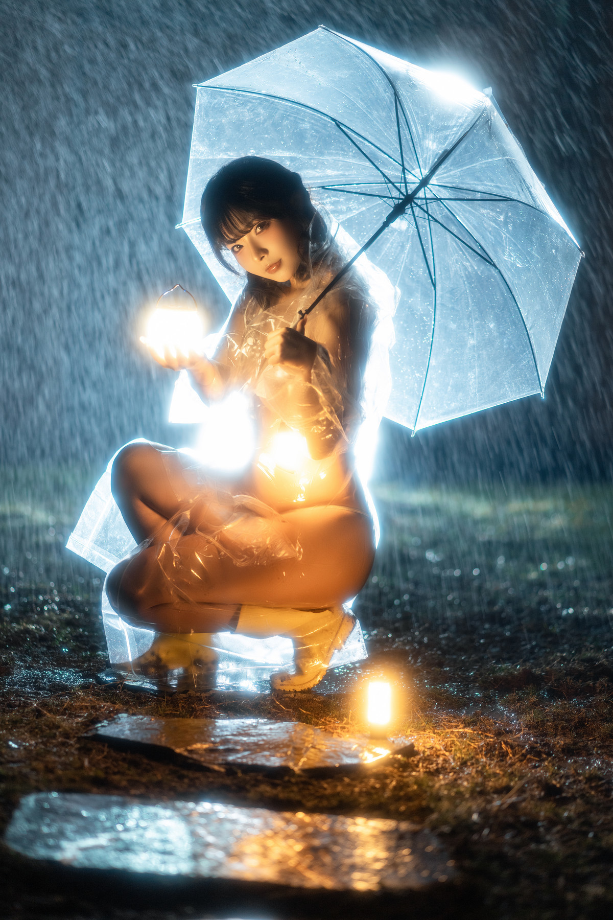 Cosplay Yuuhui玉汇 雨夜独舞 Set.01(33)