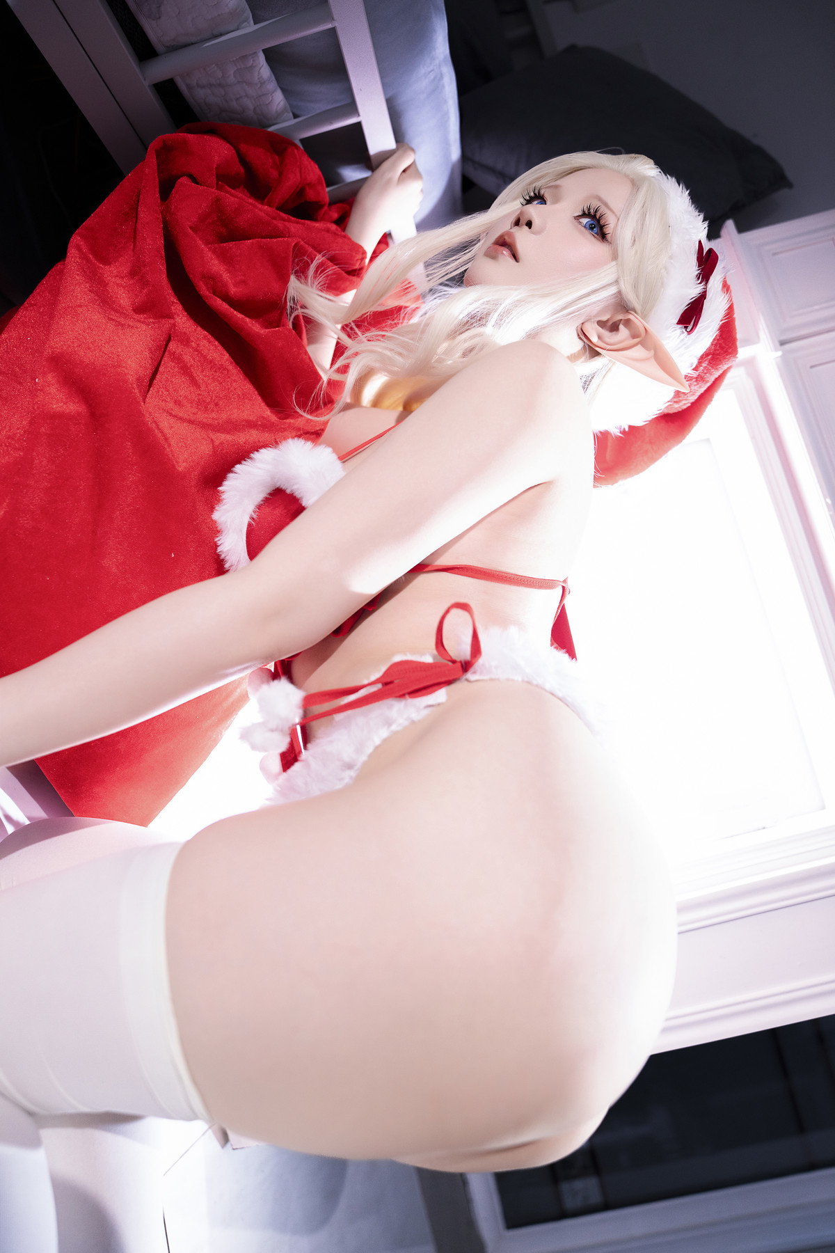 Cosplay 星之迟迟Hoshilily 圣诞精灵篇B 圣诞老人 Set.02(5)