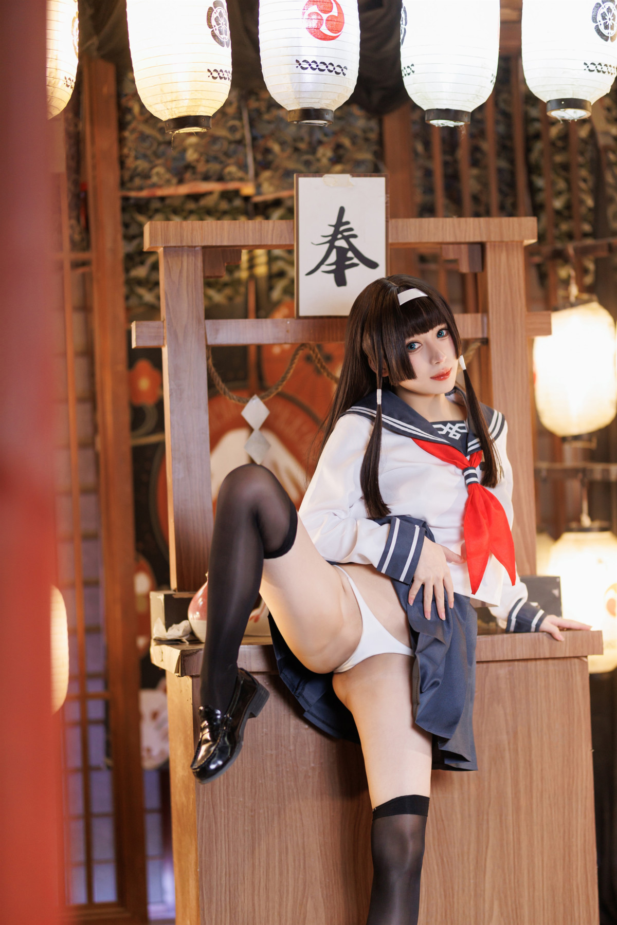 Cosplay 胡桃猫Kurumineko 美少女万华镜 理与迷宫的少女 Set.02(19)