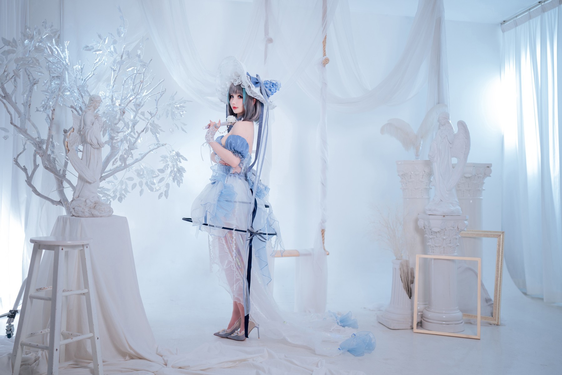 Cosplay Rioko凉凉子 柴郡冰雪公主(2)