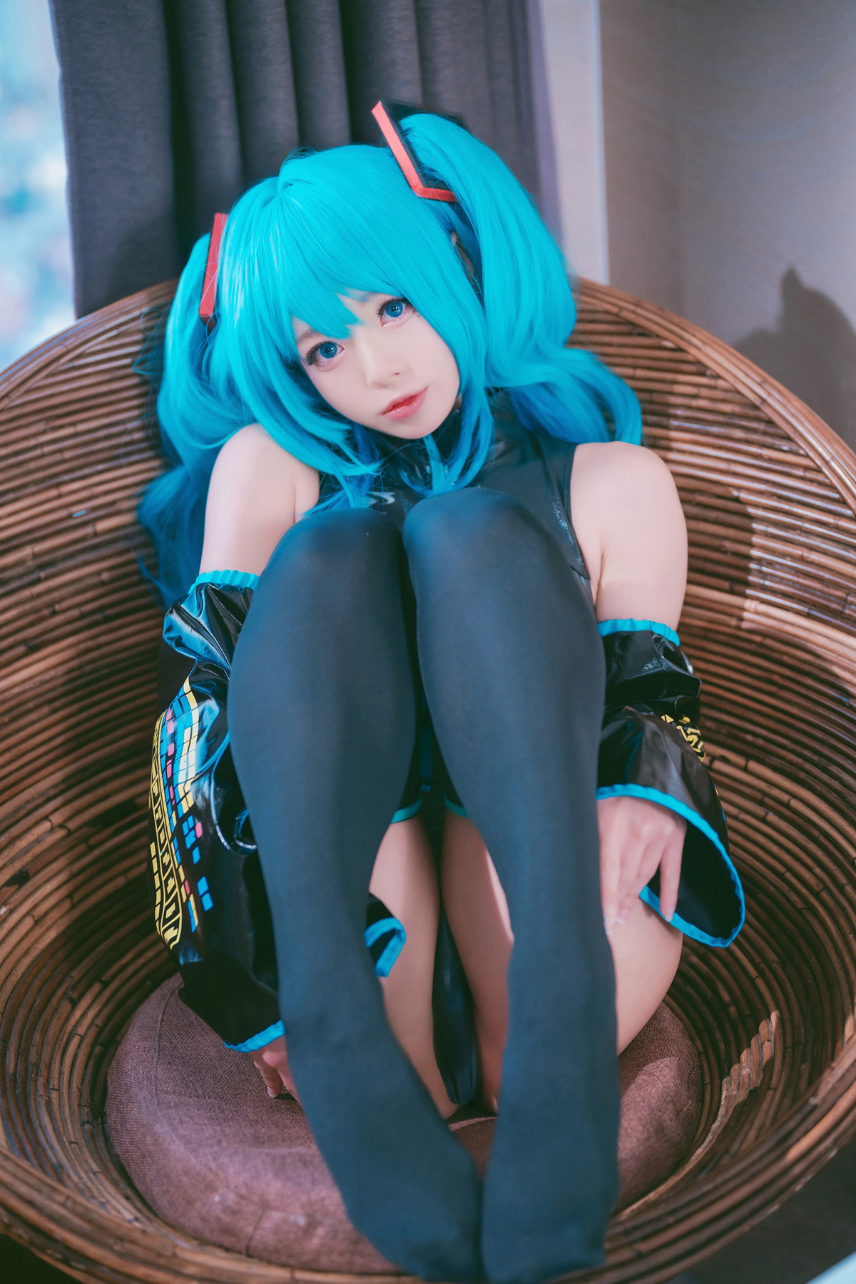 Cosplay Maruemon 마루에몽 Plug Me In Miku Set.02(38)