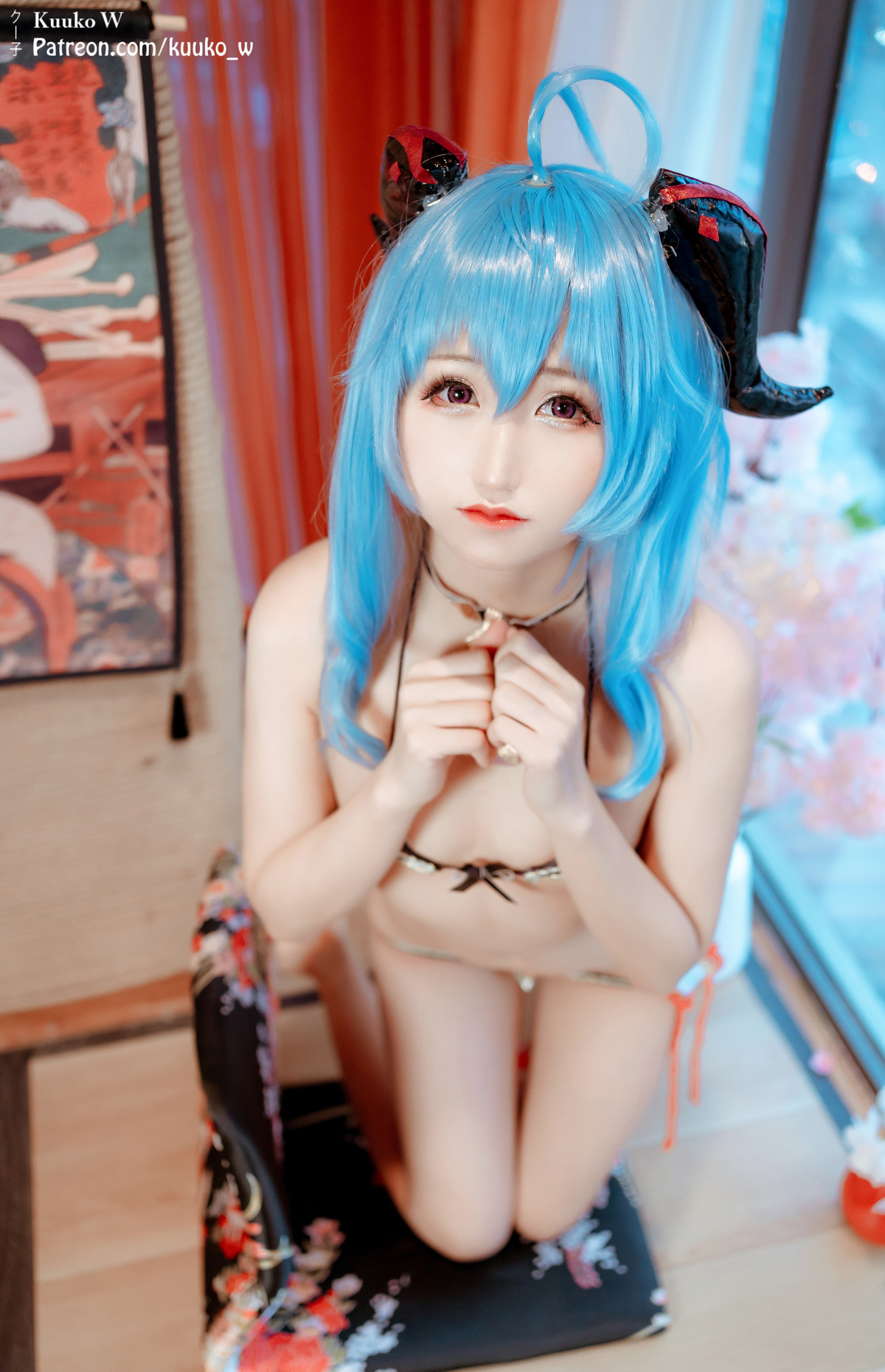 Cosplay KuukoW クー子 Ganyu 甘雨(4)