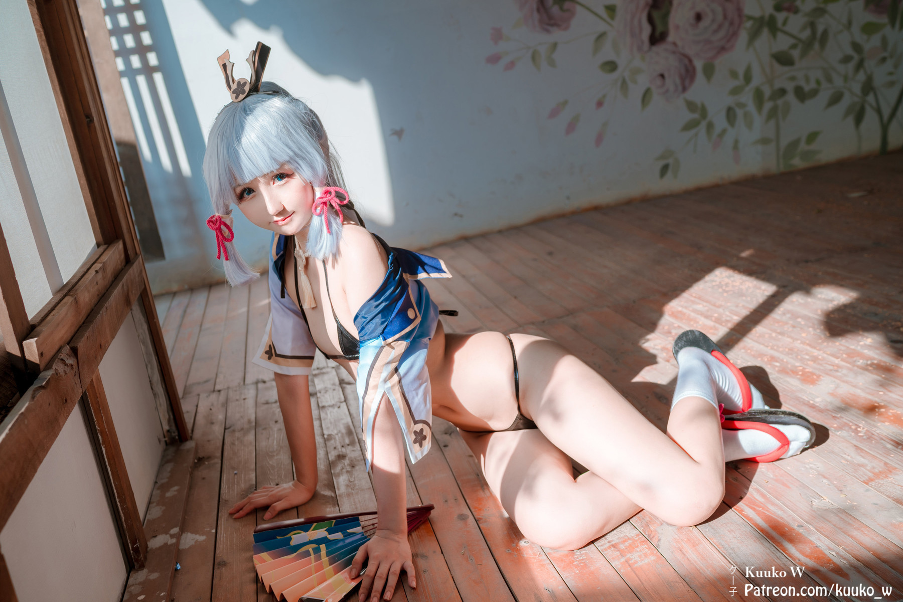 KuukoW クー子 Cosplay Ayaka kamisato(25)