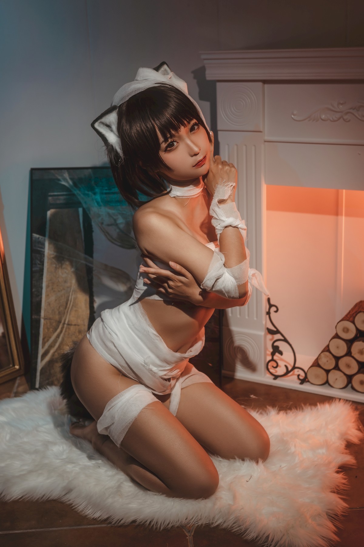 蠢沫沫 Cosplay 绷带猫(30)