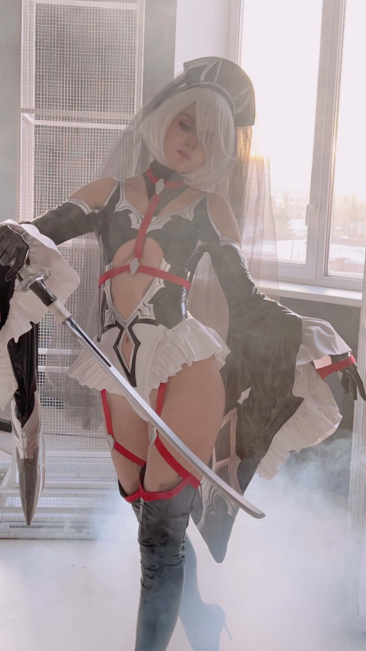 Shirogane Cosplay 2B ヨルハ２号Ｂ型 Bride Ver.(31)