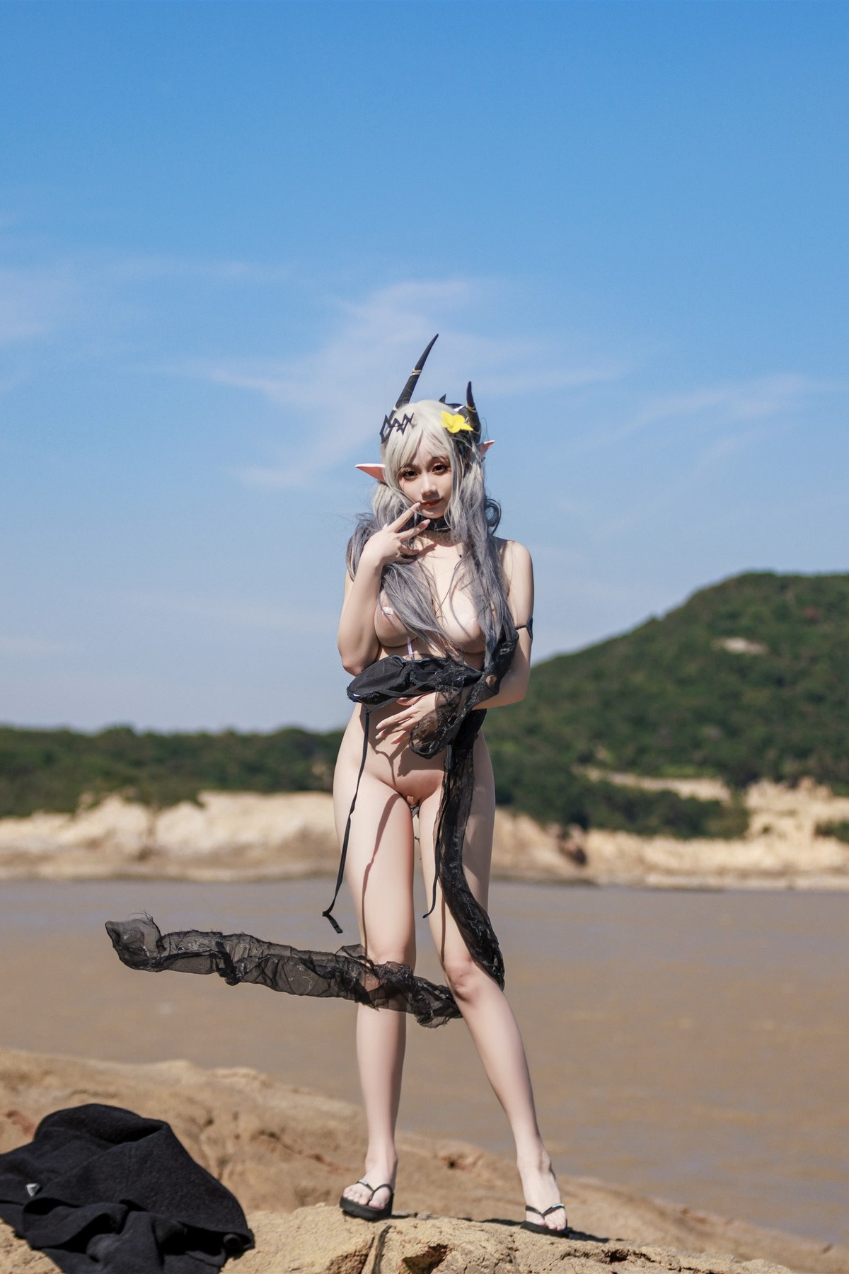 Cosplay 阿雪雪 泥岩泳装 Mud Rock Swimsuit(12)