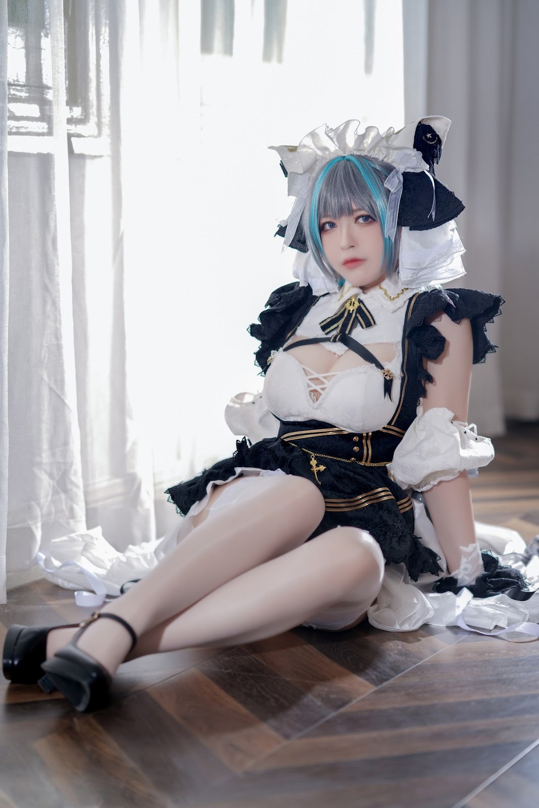 Cosplay 半半子 柴郡(10)